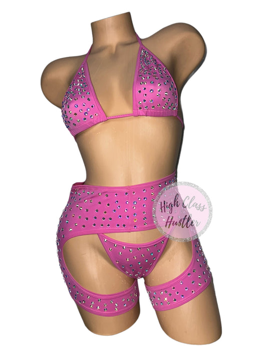 Pink Chaps Set