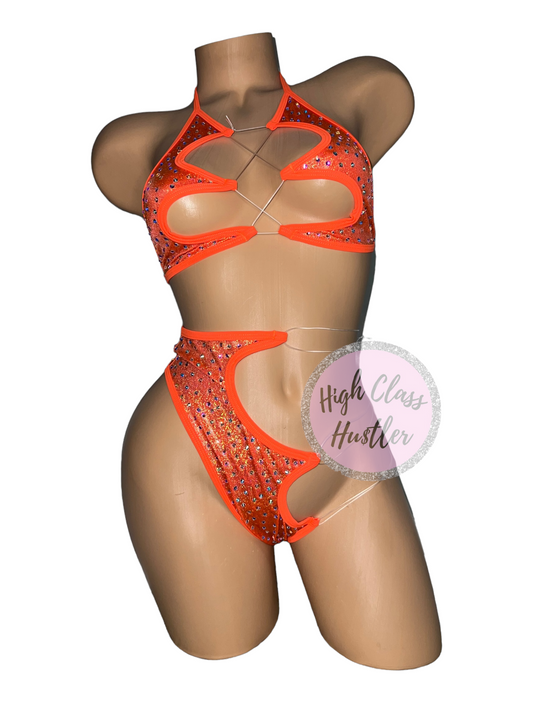 Orange Zig Zag Outfit